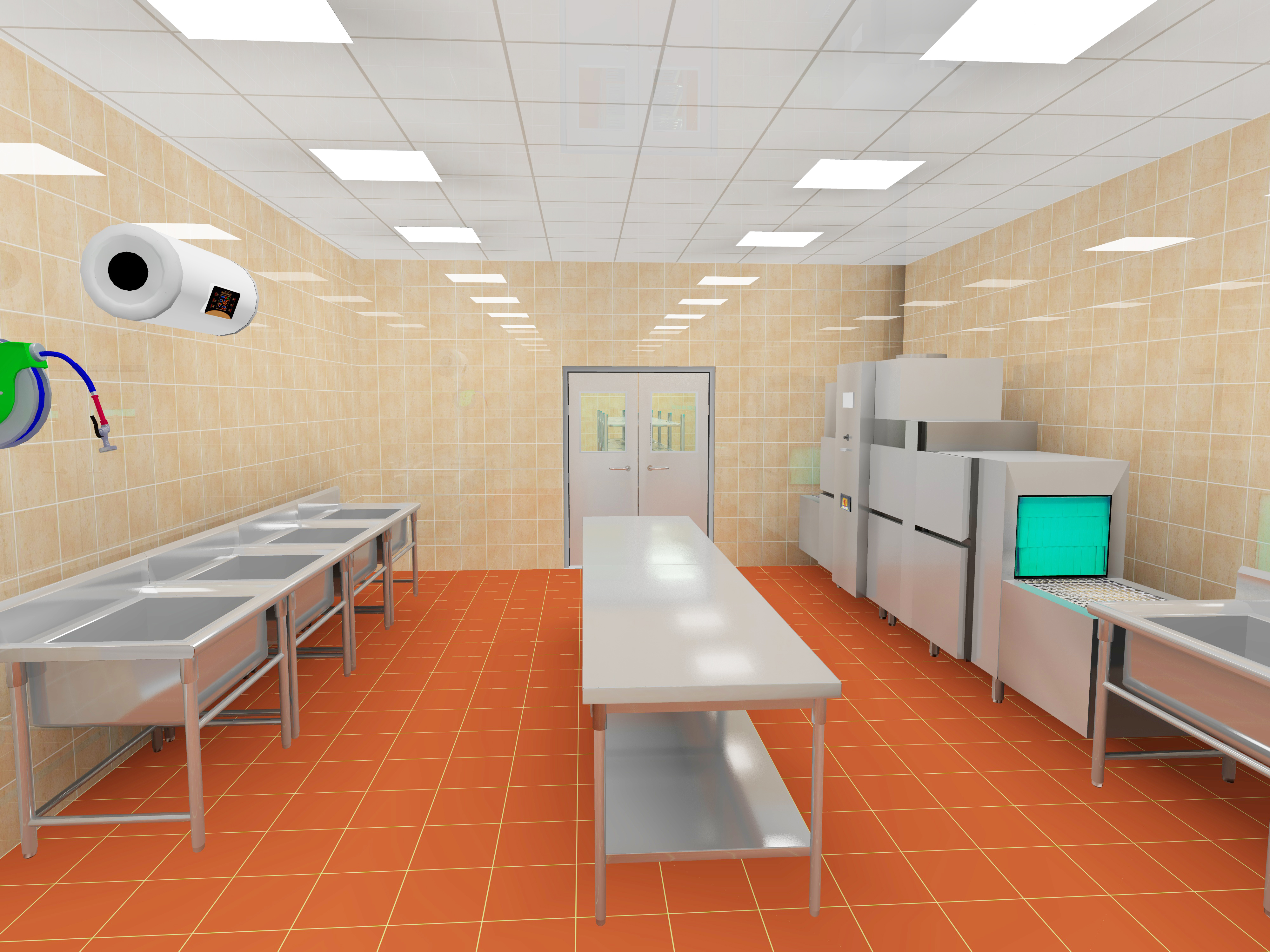 餐廳廚房設(shè)計圖3