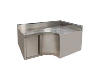 不銹鋼平臺(tái)轉(zhuǎn)角柜